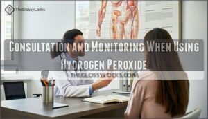 consultation and monitoring when using hydrogen peroxide