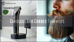 cordless and corded trimmers