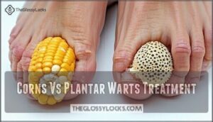 corns vs plantar warts treatment