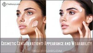 cosmetic considerations: appearance and wearability