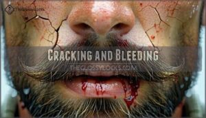 cracking and bleeding