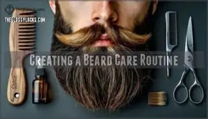 creating a beard care routine
