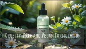 cruelty-free and vegan formulation