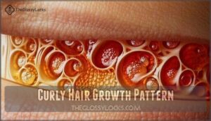 curly hair growth pattern