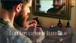 daily application of beard balm