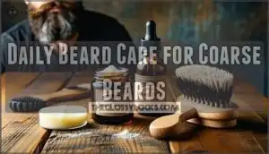 daily beard care for coarse beards