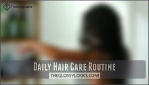 daily hair care routine