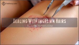 dealing with ingrown hairs