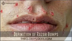 definition of razor bumps definition of razor bumps