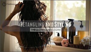detangling and styling