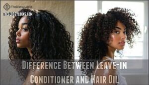 difference between leave-in conditioner and hair oil
