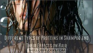different types of proteins in shampoo and their effects on hair
