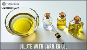 dilute with carrier oil