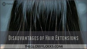 disadvantages of hair extensions