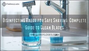 disinfecting razor for safe shaving