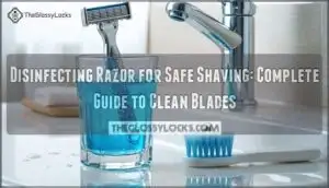 disinfecting razor for safe shaving
