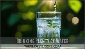 drinking plenty of water