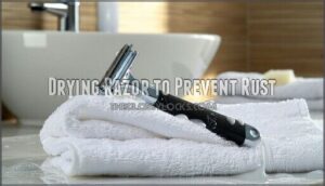 drying razor to prevent rust drying razor to prevent rust