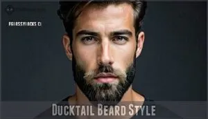 ducktail beard style