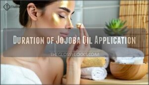 duration of jojoba oil application