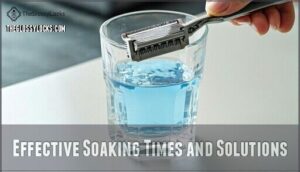 effective soaking times and solutions