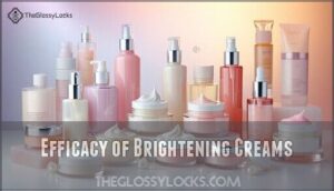 efficacy of brightening creams