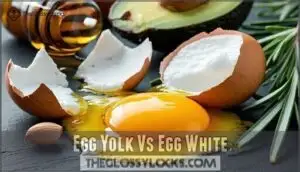 egg yolk vs egg white egg yolk vs egg white