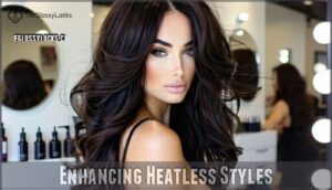 enhancing heatless styles