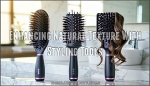 enhancing natural texture with styling tools