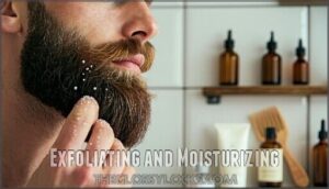 exfoliating and moisturizing exfoliating and moisturizing