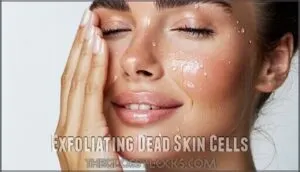 exfoliating dead skin cells