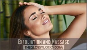 exfoliation and massage