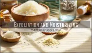 exfoliation and moisturizing
