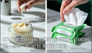 exploring different makeup removers: cleansing balms vs. makeup wipes