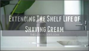 extending the shelf life of shaving cream