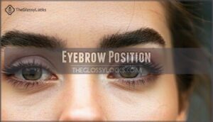eyebrow position