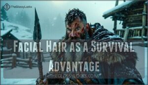 facial hair as a survival advantage