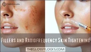 fillers and radiofrequency skin tightening