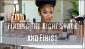 finding the right shade and finish