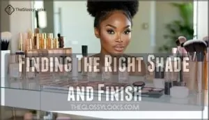 finding the right shade and finish finding the right shade and finish