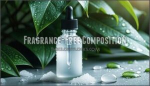 fragrance-free composition