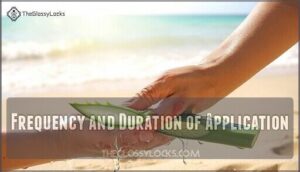 frequency and duration of application
