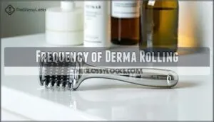 frequency of derma rolling