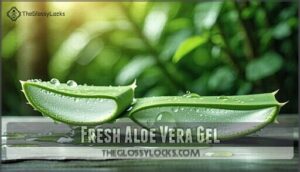 fresh aloe vera gel