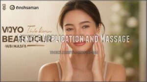 gentle application and massage