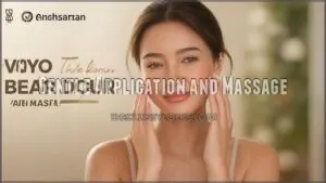 gentle application and massage gentle application and massage