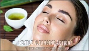 gentle cleansing action