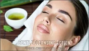 gentle cleansing action gentle cleansing action