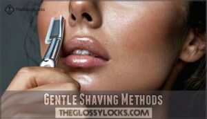 gentle shaving methods