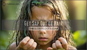 get sap out of hair